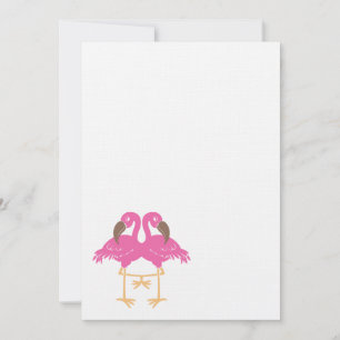 Dois flamingos dançantes
