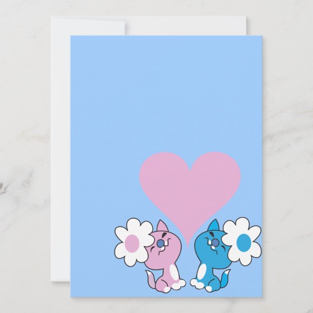 Dois gatinhos apaixonados (Frente)