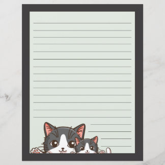 Dois gatinhos de cinza revestidos com papel de cin