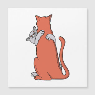 Dois Gatos Embrçam a Amizade