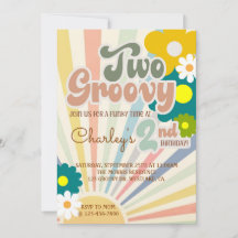 DOIS GROOVY, 2º ANIVERSÁRIO, SOL, Convite