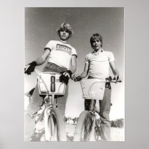 Dois impressão sujeito do vintage BMX (pode