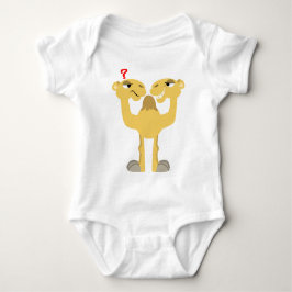 Dois lados do mesmo caricatura Camel Baby T-Shirt