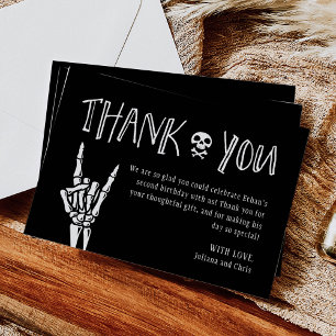 Dois Maus Cartões de agradecimentos De Festa De se