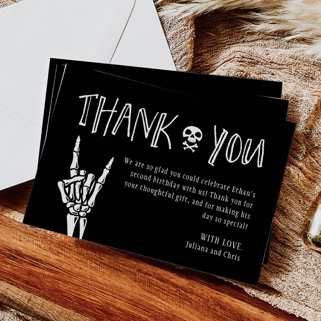 Dois Maus Cartões de agradecimentos De Festa De se (Criador carregado)