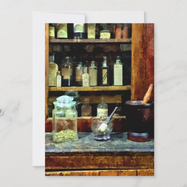 Dois Mortar e Pestles e Jar de Vidro (Frente)