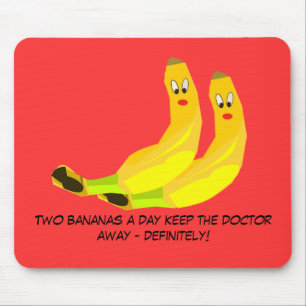 Dois Mousepad Bananas