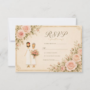 Dois Noivos Vintage Blush RSVP