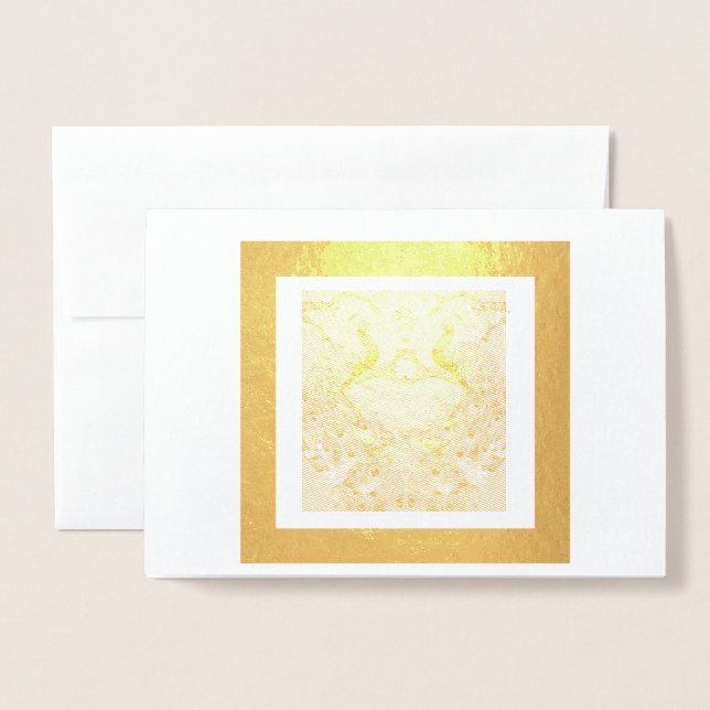 Dois Pavões Azuis Indianos Cartão Folheado (Frente com envelope)