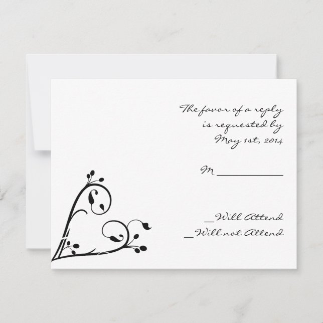 Dois Peacocks Brancos e Cartão de Resposta Cardíac (Frente)