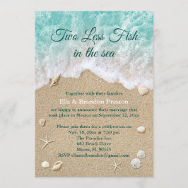 Dois peixes a menos no mar Postam convite para cas