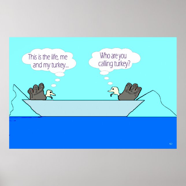 Dois perus - meu poster de Turquia (Frente)