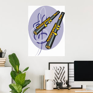 Dois Poster de Flutes