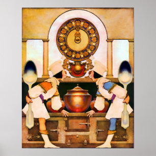 Dois Poster de pastelaria