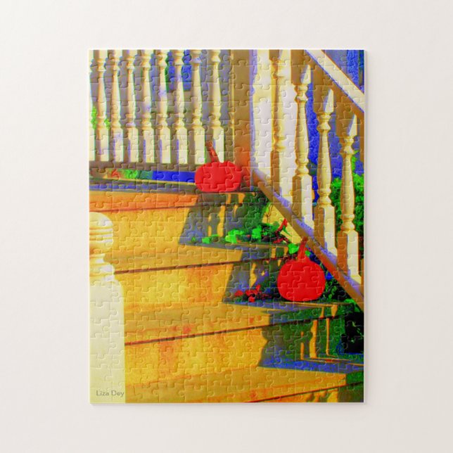 'Dois Pumpkins', Quebra-cabeça de serra (Vertical)