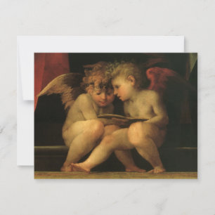 Dois Querubins Lendo por Rosso Fiorentino, Anjos