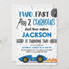 Dois Rápidos 2 Curiosos Convite de Aniversário, Co