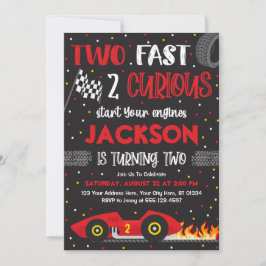 Dois Rápidos 2 Curiosos Convite de Aniversário, Co