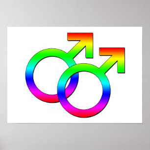 Dois Sinais Masculinos Poster