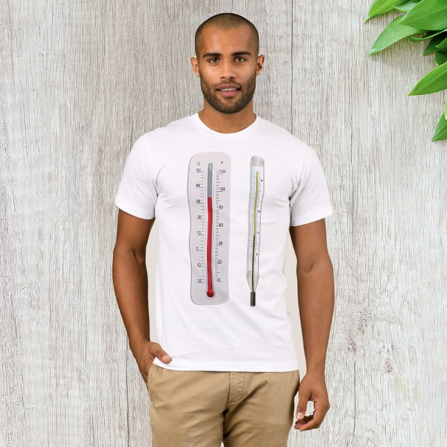Dois Termômetros Mens T-Shirt (Criador carregado)