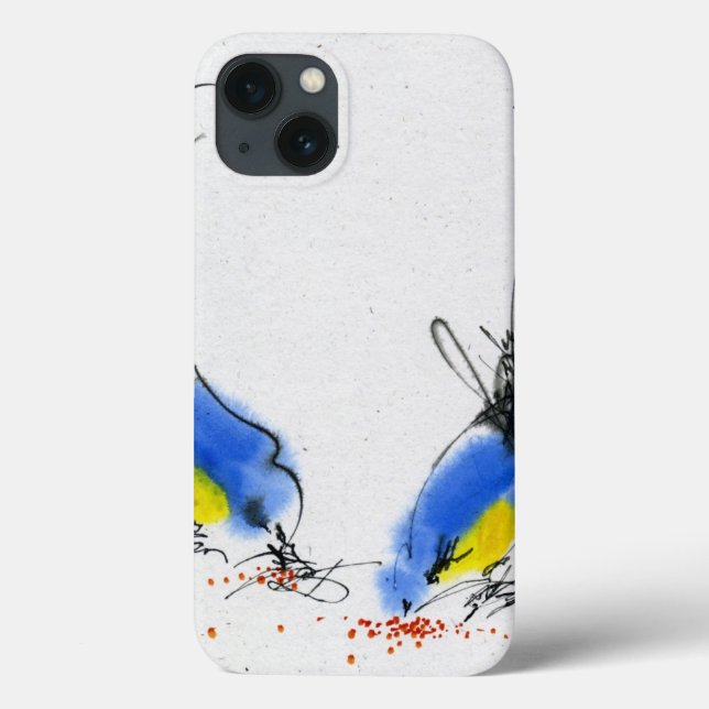Dois titmouses pequenos que pecking a grão. (Verso)