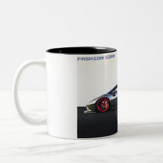 Dois Tons caneca de café de carro super esportivo em preto