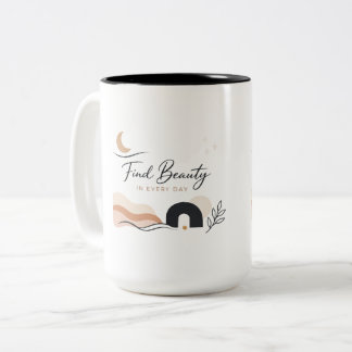 Dois Tons Caneca de Café de Presente Encontre a Beleza em To