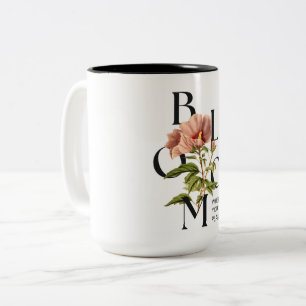 Dois Tons Caneca de Café em Cerâmica Desenhada Sob Medida