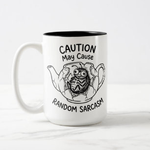 Dois Tons Caneca de café em duas cores divertida Besouro Bri