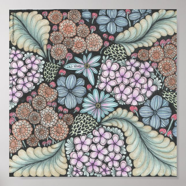 Dólar1 impressão 8x8in (Frente)