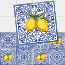 Dolce Vita Mediterrâneo Azul & Limões Azulejos Ita