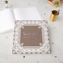 Doliy Renda Elegante Taupe Casamento