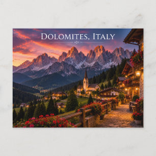 Dolomitas Itália Cartão Postal de Viagem
