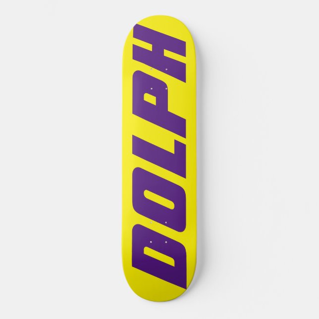 DOLPH  Tributo 8 1/4" Deck de Skateboard (Frente)