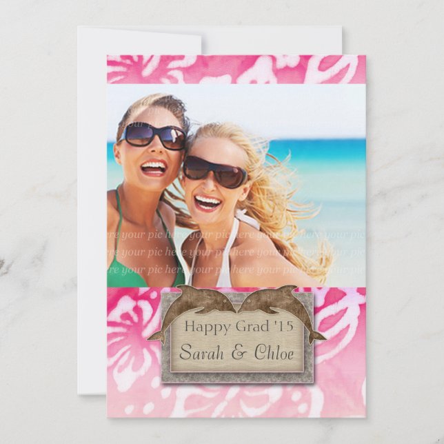 Dolphin Beach Formando Luau Festa de Anúncio (Frente)