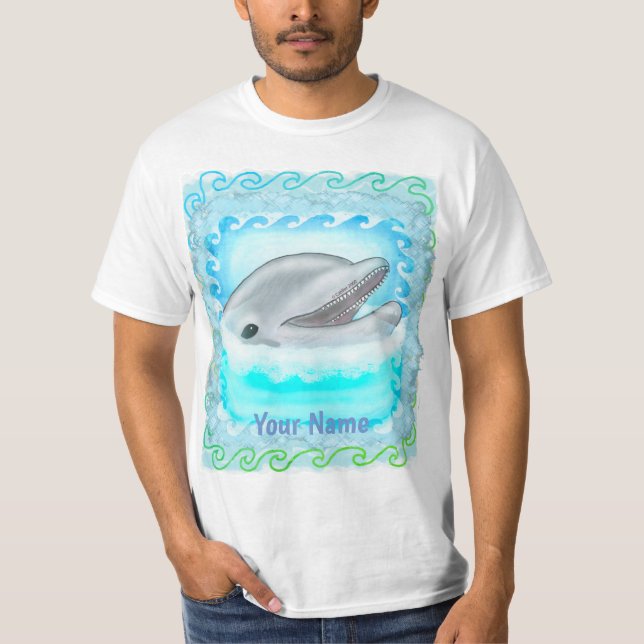 Dolphin Play  t-shirt (Frente)