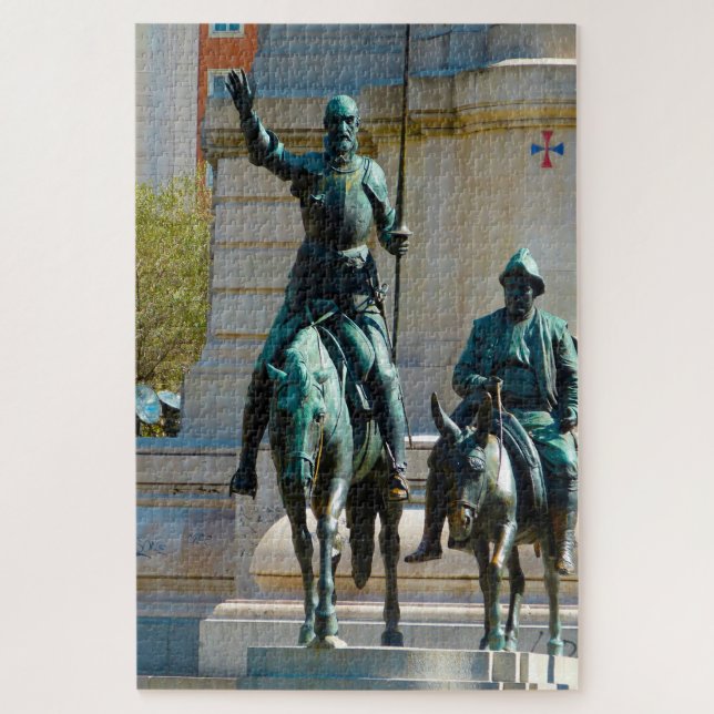 Dom Quixote Madrid. Quebra-cabeça (Vertical)