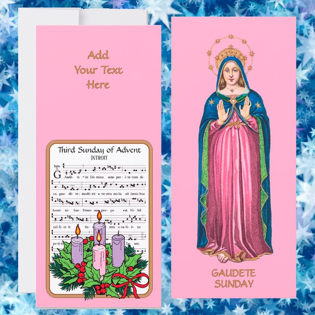 Domingo de Gaudete de Pé BVM do Advento Rosa (Criador carregado)