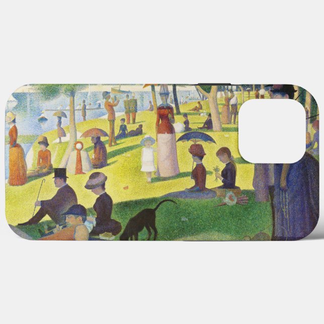 Domingo em La Grande Jatte por Georges Seurat (Verso (horizontal))