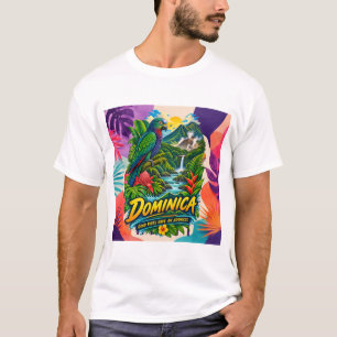 Dominica Boas Vibrações Tem uma T-Shirt de Endereç