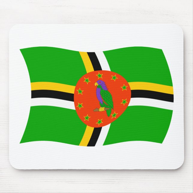 Dominica Flag Mousepad (Frente)