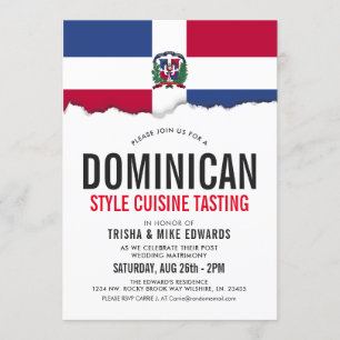 Dominican Themed Cuisine   Convite de Sinalizador 