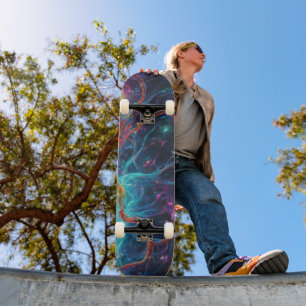 Domínio de Padrões Coloridos: Skateboard Único