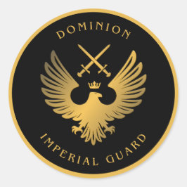 Dominion Imperial Guarda grandes adesivos redondos