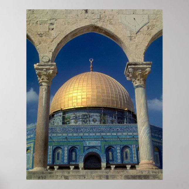 "Domo da rocha, Jerusalém" grande poster (Frente)