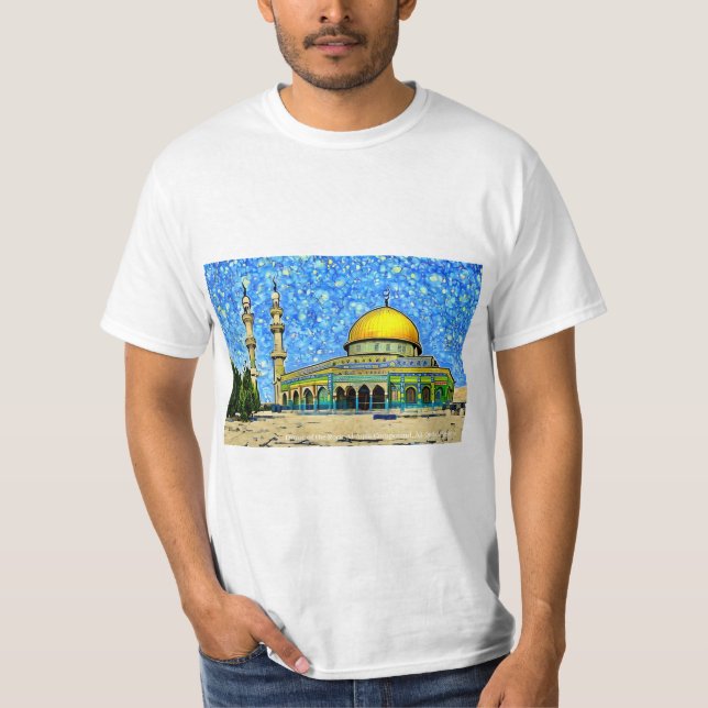 Domo do Rochedo, Al-Aqsa em um T-Shirt (Frente)