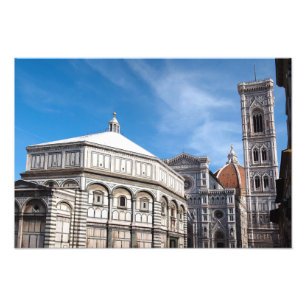 Domo e Baptistry, impressão da foto de Florença