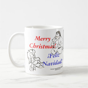 DON QUIXOTE - Navidad/Natal! Caneca Taza