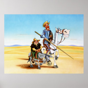 DON QUIXOTE & SANCHO - IMPRESSÃO DAS CANVAS