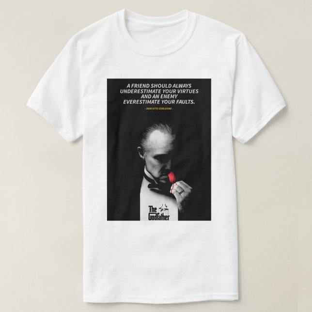 Don Vito Corleone quotes T-Shirt (Frente do Design)